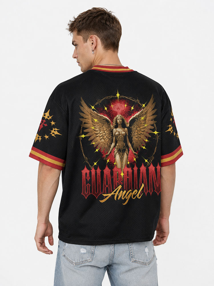 Winged Guardian Graphic Mesh Jersey