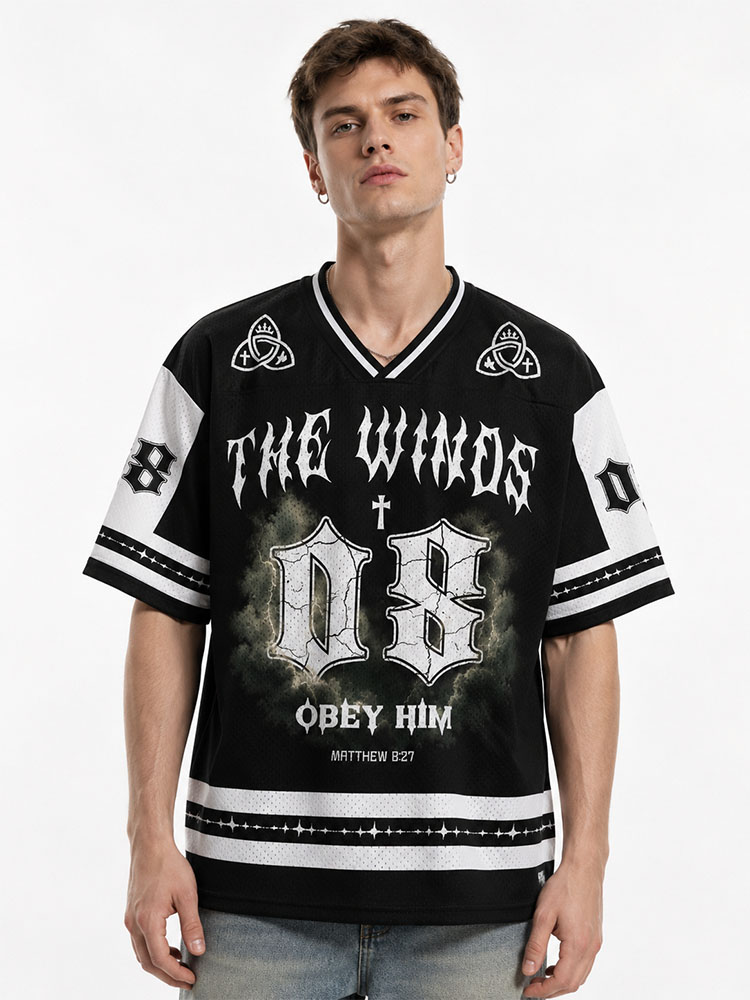 The Winds Obey Him Graphic Mesh Jersey