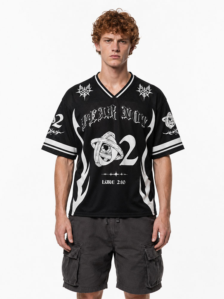 Fearless Eye Wing Graphic Mesh Jersey