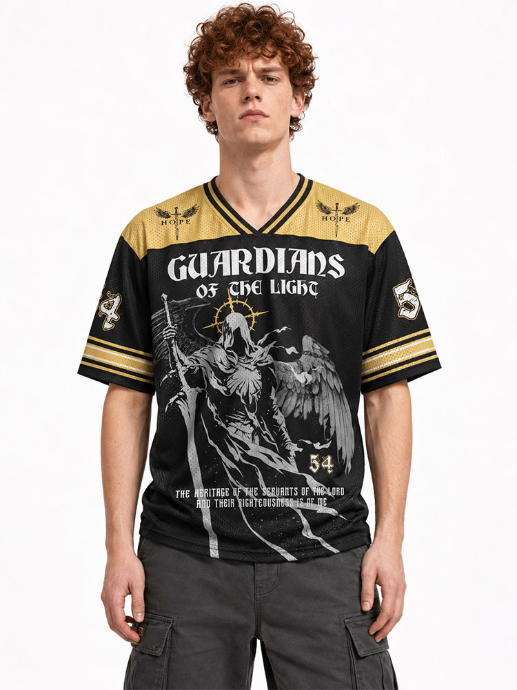 Hope Winged Sword Graphic Mesh Jersey