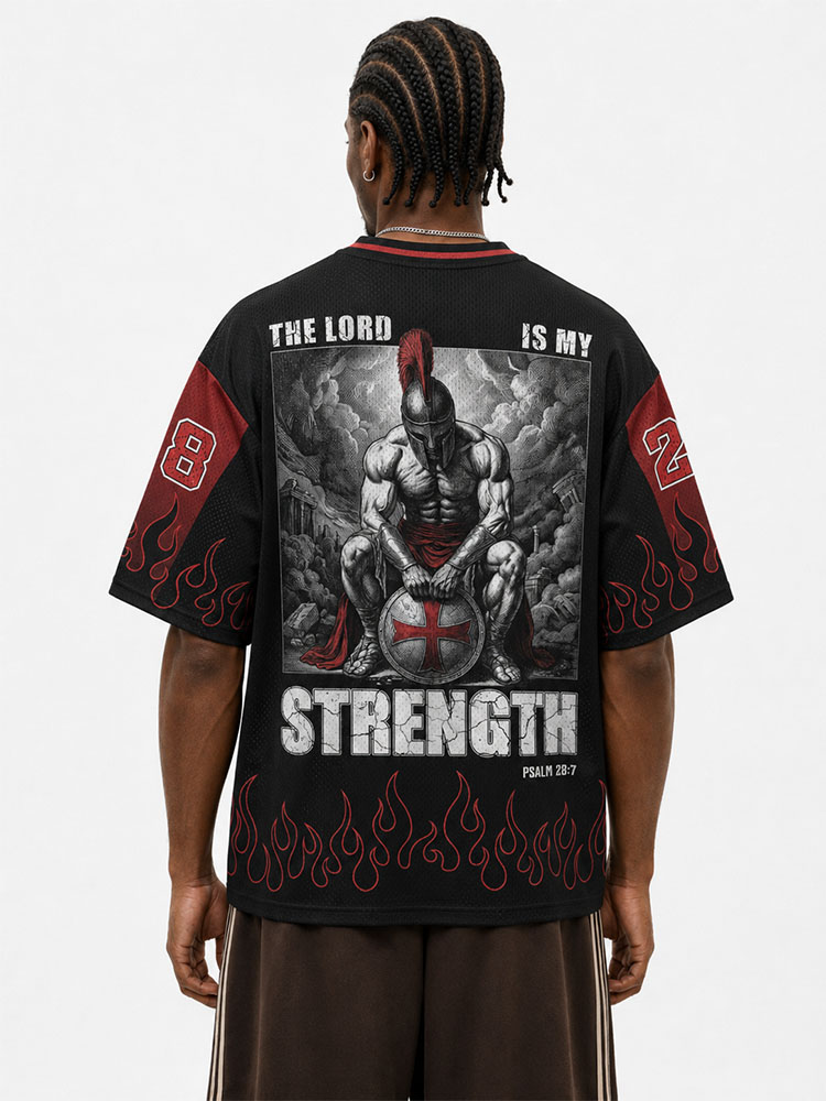 Warrior Strength Graphic Mesh Jersey