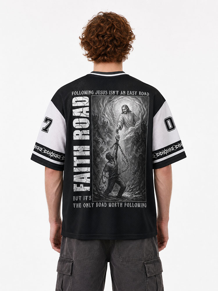 Hard Road Graphic Mesh Jersey