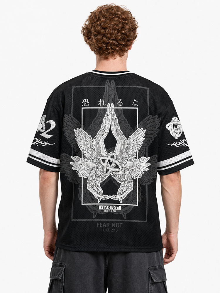 Fearless Eye Wing Graphic Mesh Jersey