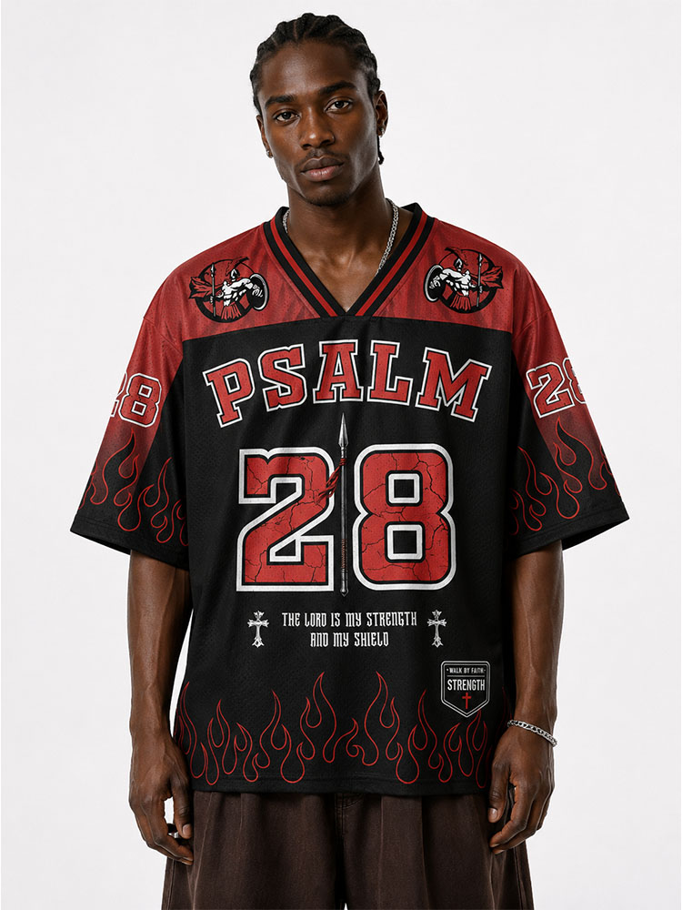Warrior Strength Graphic Mesh Jersey