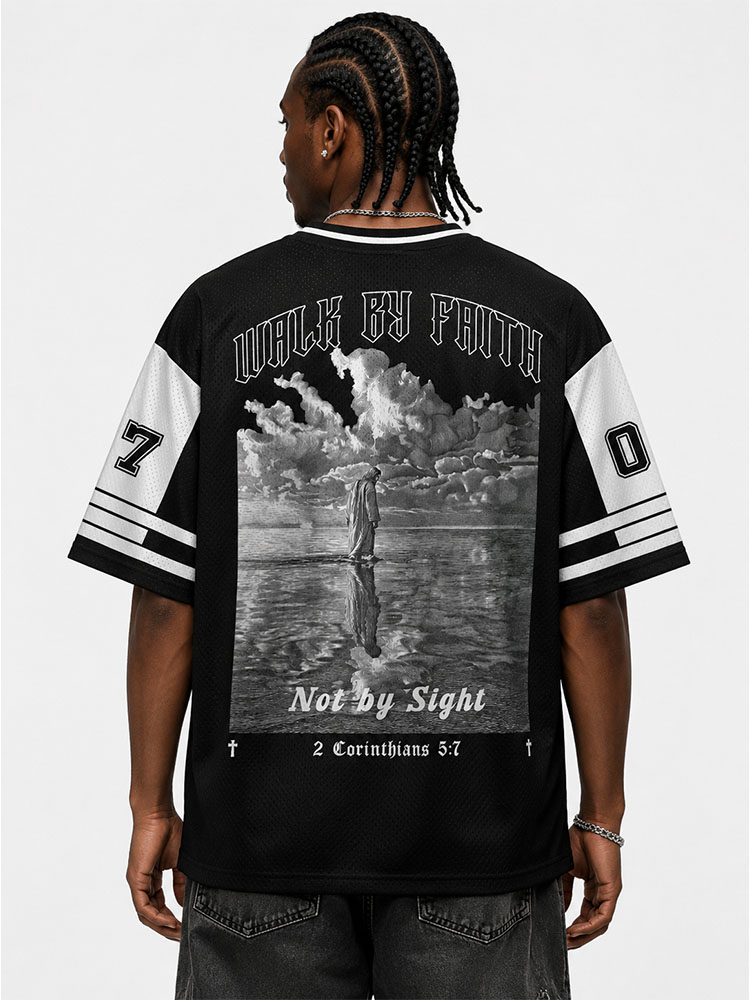 Not by Sight Graphic Mesh Jersey