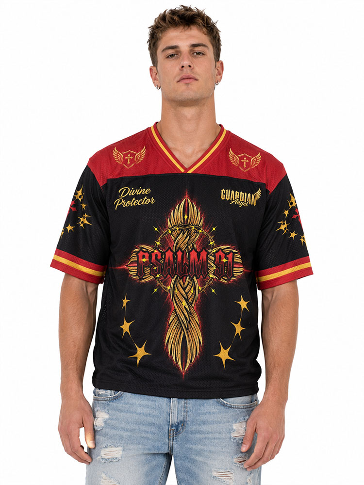 Winged Guardian Graphic Mesh Jersey