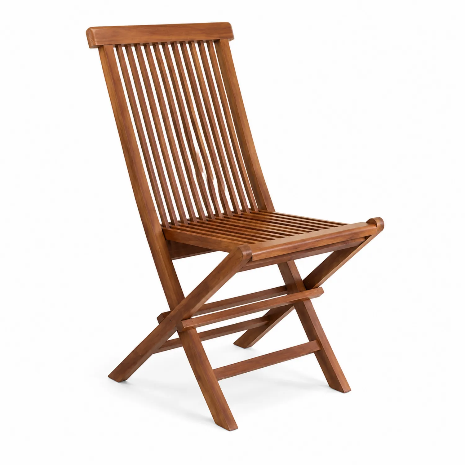 Silla plegable de madera de acacia 90 cm