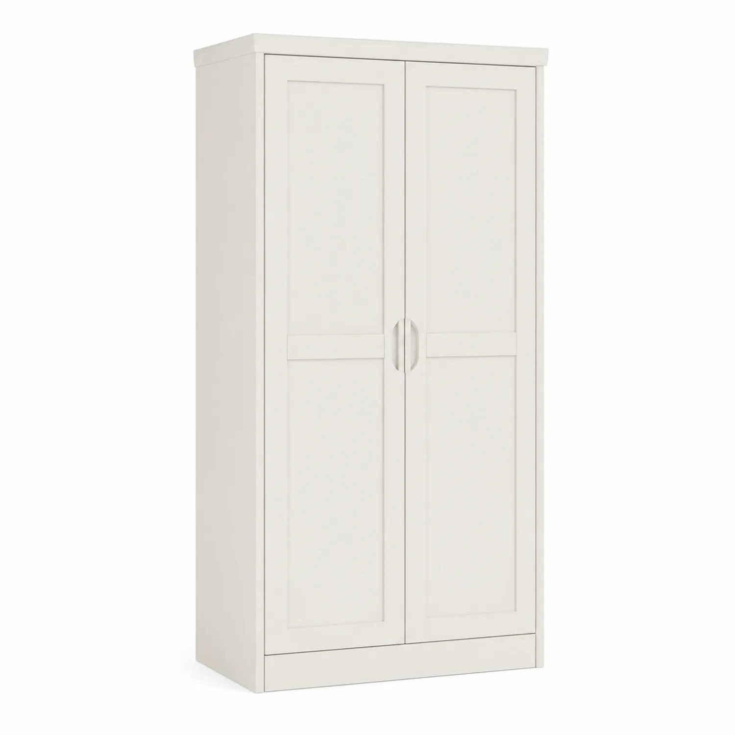 Armario de Madera Blanco 180x80x50 cm