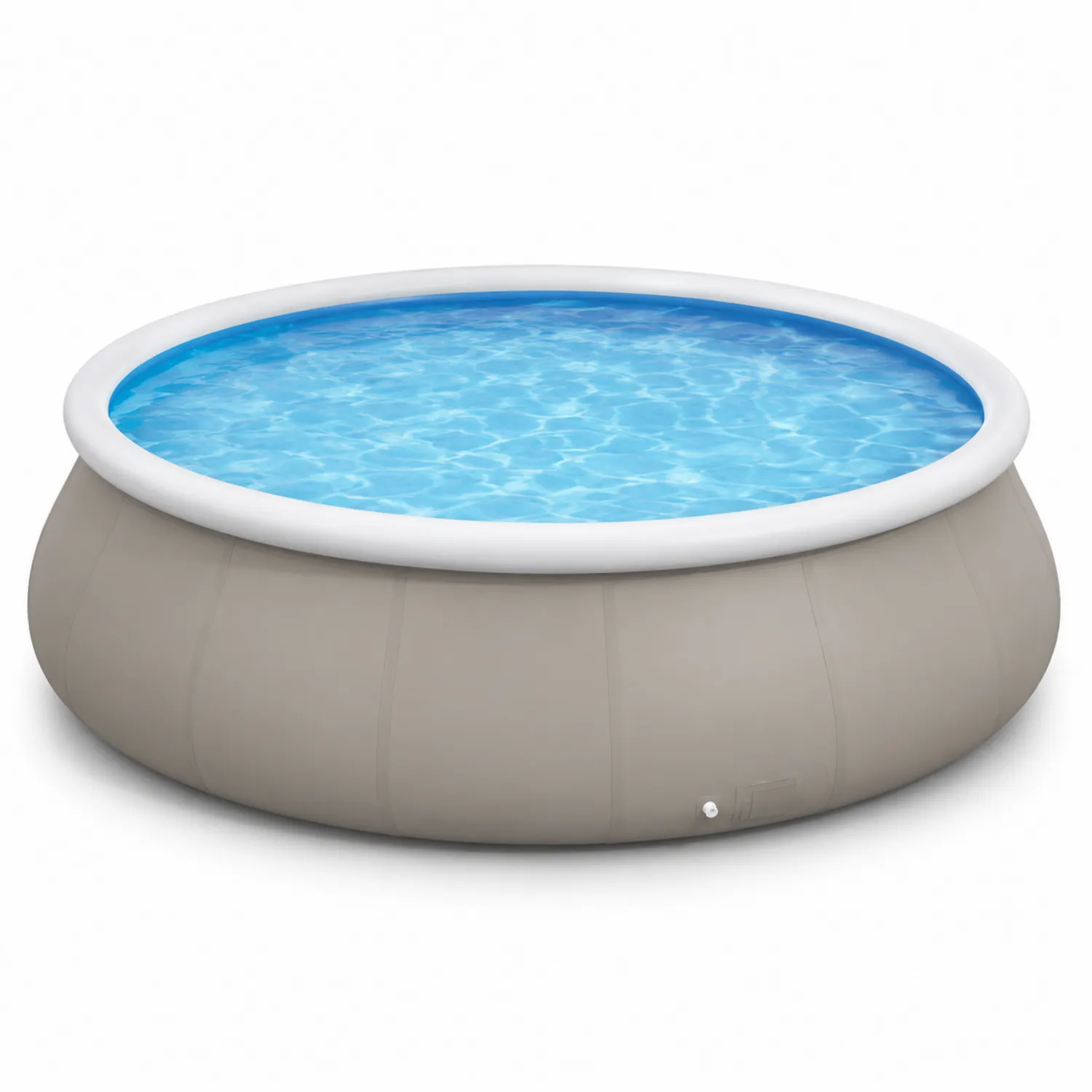 Piscina inflable redonda 305 cm PVC Gris