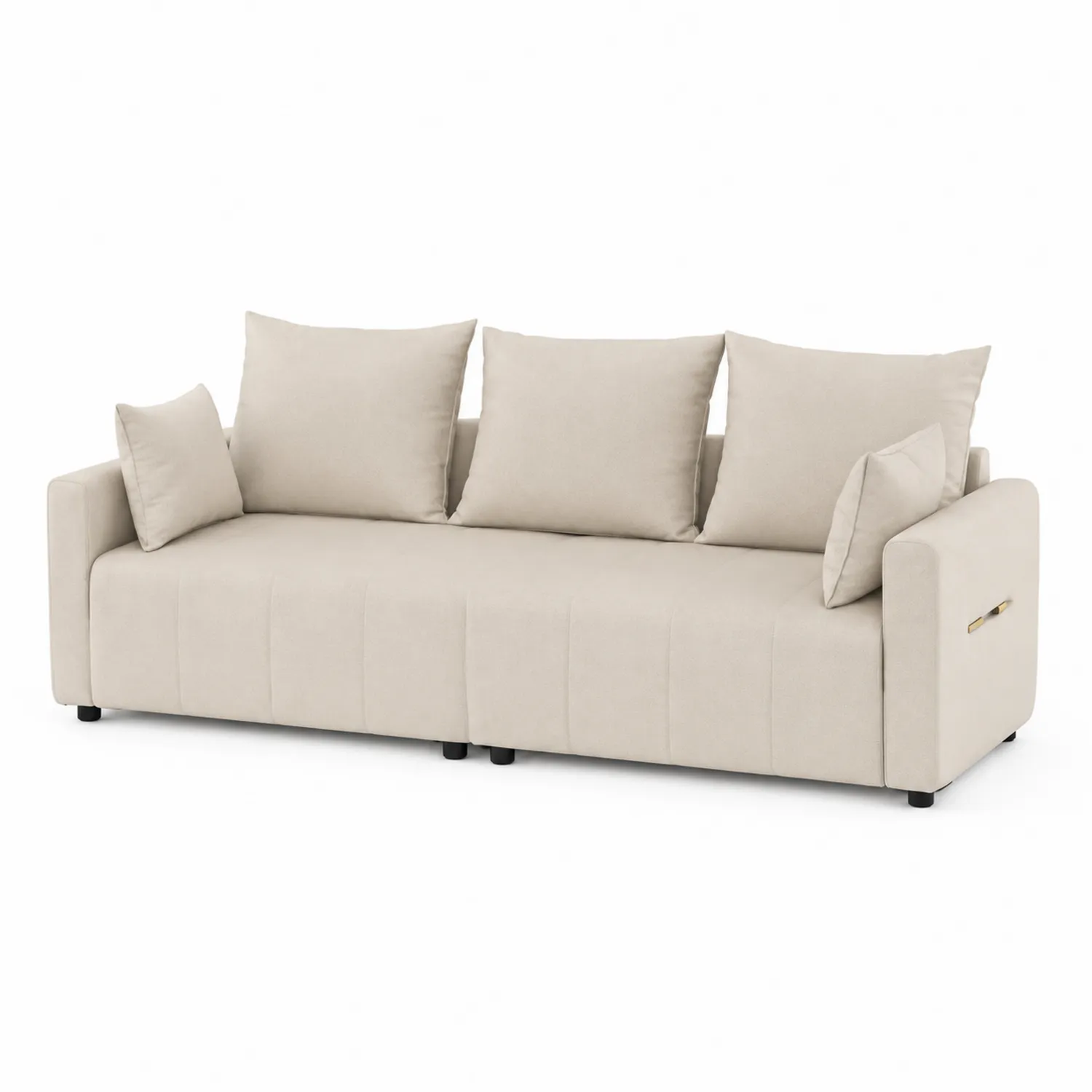 Sofá de 3 Plazas en Tela Beige