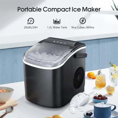 Protable Ice Maker Machine with Handle
