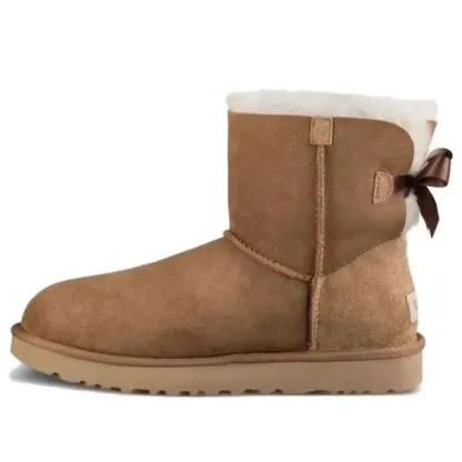 (WMNS) UthtGG Mini Bailey Bow II Chestnut Boots 1016501-CHE