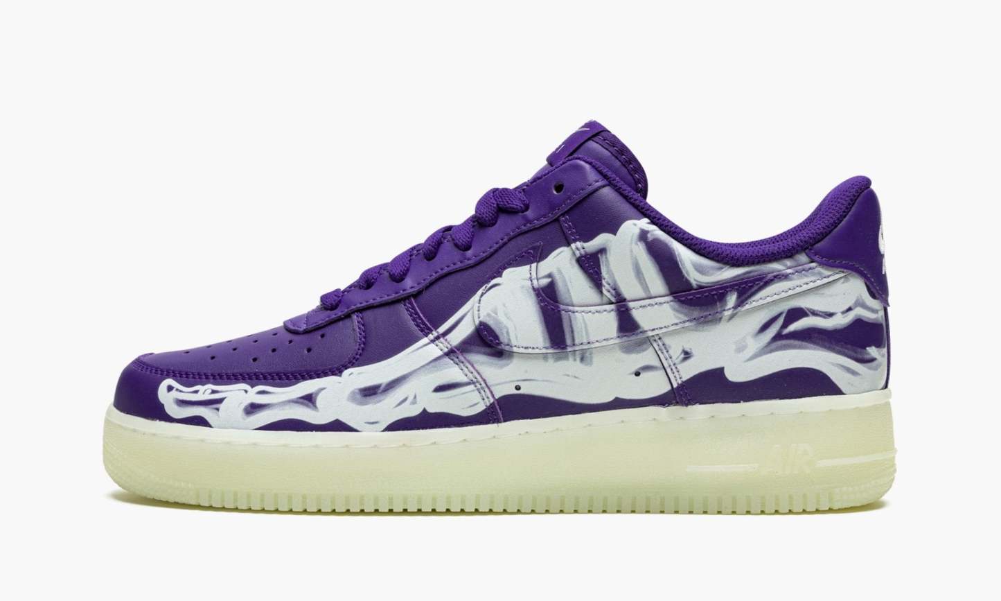 1 Low 7 QS ��Purple Skeleton Halloween