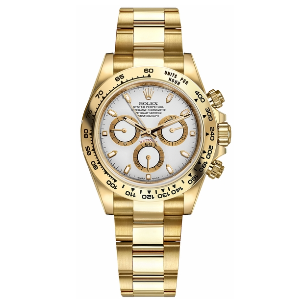 Daytona Gold White Dial 40mm