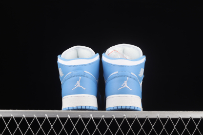 Mid University Blue White Shoes 554725-106