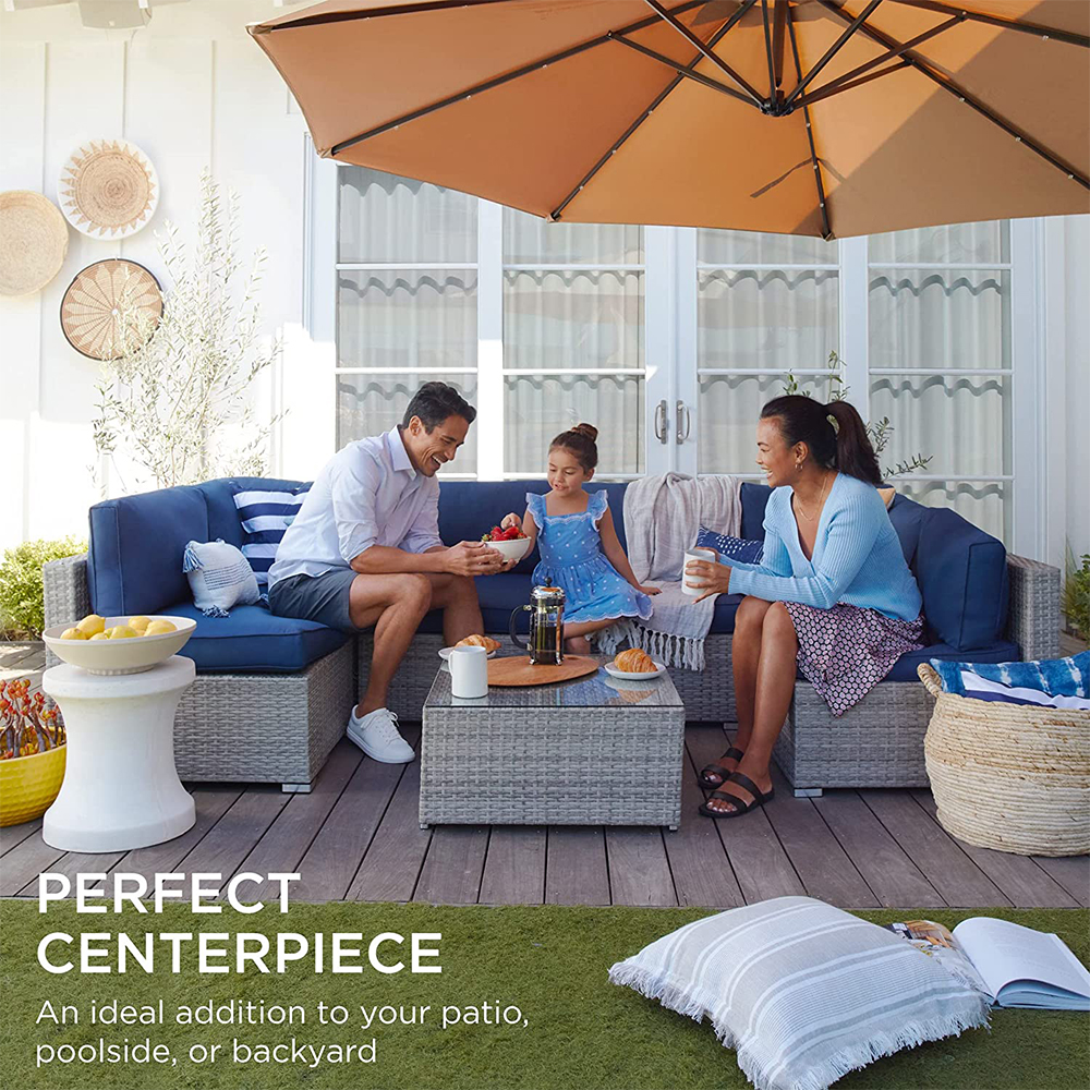 7-Piece Modular Outdoor Sofa Set