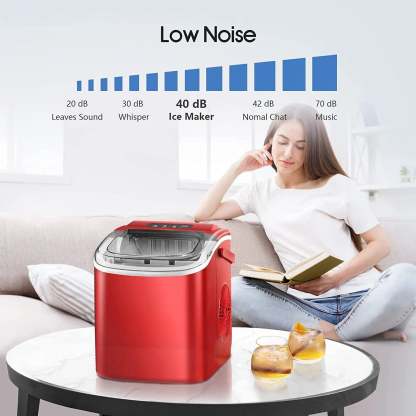 Protable Ice Maker Machine with Handle
