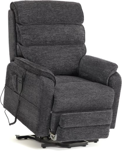 Irene House 9188 Medium Dual Motor Lay Flat Recliner Lift Chair Recliners Infinite Position with Heat Massage for Elderly Up to 300 LBS Electric Power Lift Recliner Chair Sofa