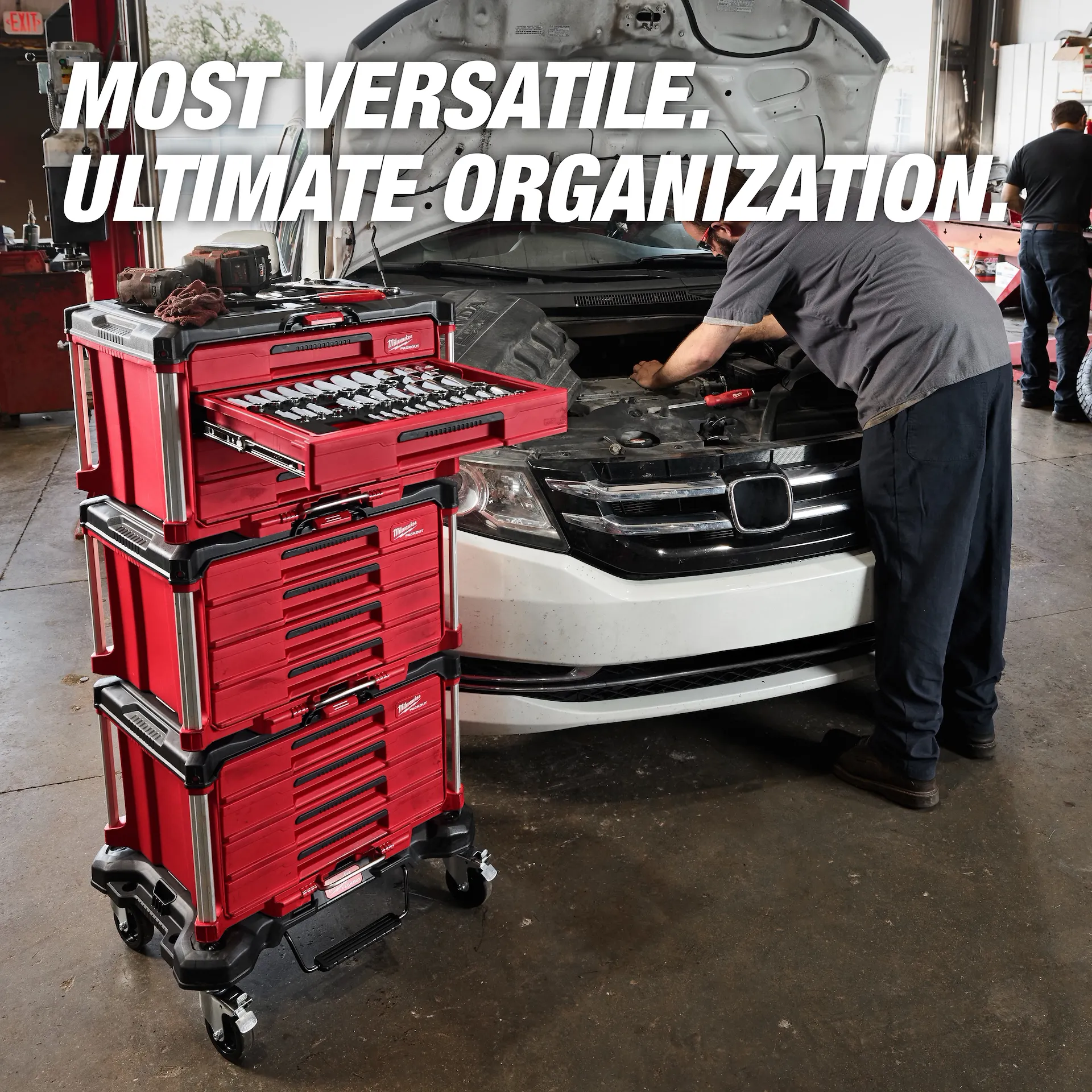 366pc. Master Mechanics Hand Tool Set with PACKOUT™ Drawers and Dolly