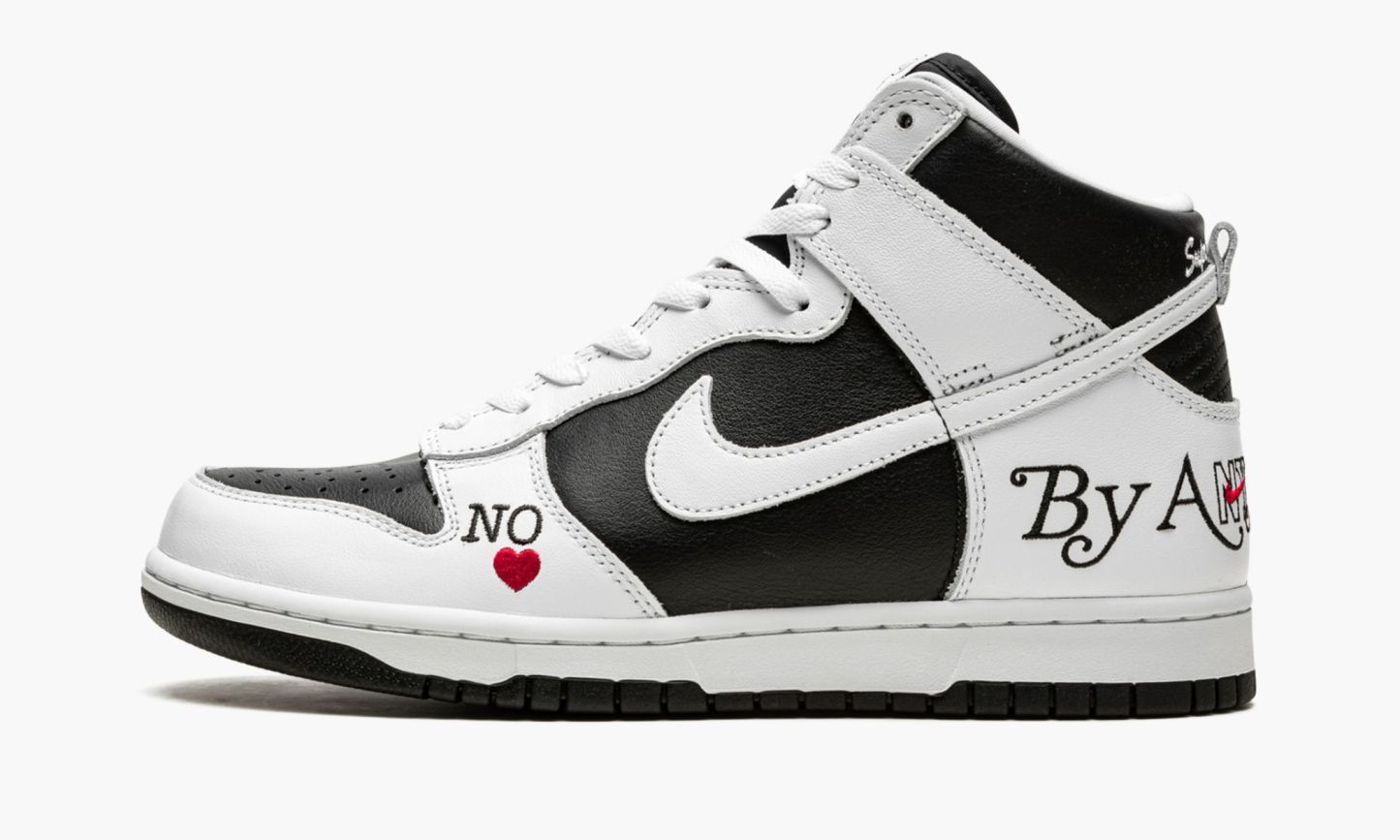 High ��Supreme By Any Means White/Black