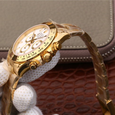 Daytona Gold White Dial 40mm