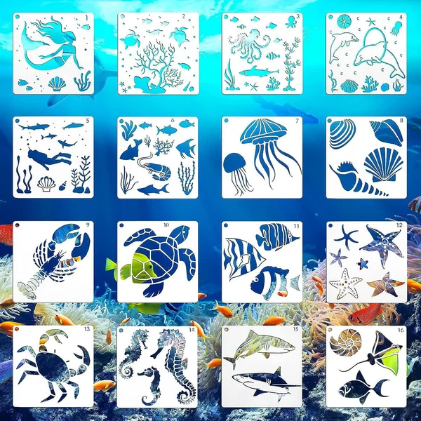 🔥Summer Hot Sale Promotion-49% OFF🌻-Garden Fence Large Flower Stencils-DIY decoration