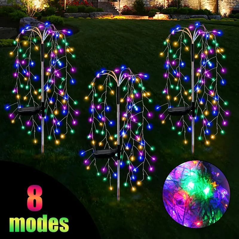 🔥LAST DAY 50% OFF🎁Waterproof Solar Garden Lights Outdoor Decor