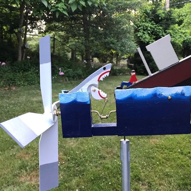 Last Day 60%OFF -JAWS Disaster Whirligig -  Funny Garden Decor