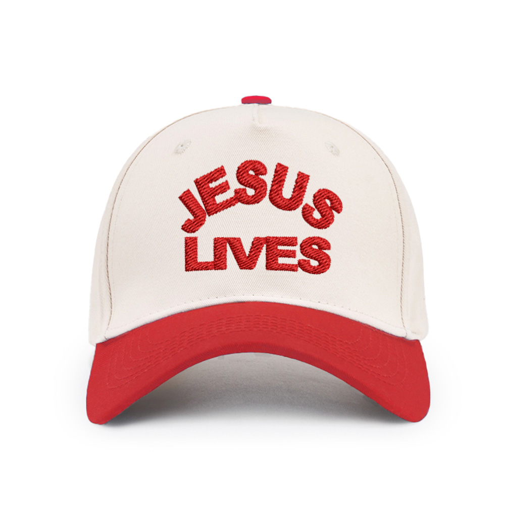 Jesus Lives Christian Trucker Hat-Teevibe