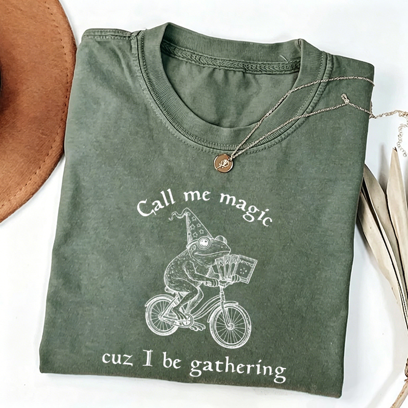 Call Me Magic Cuz I be Gathering Funny T-shirt-Teevibe