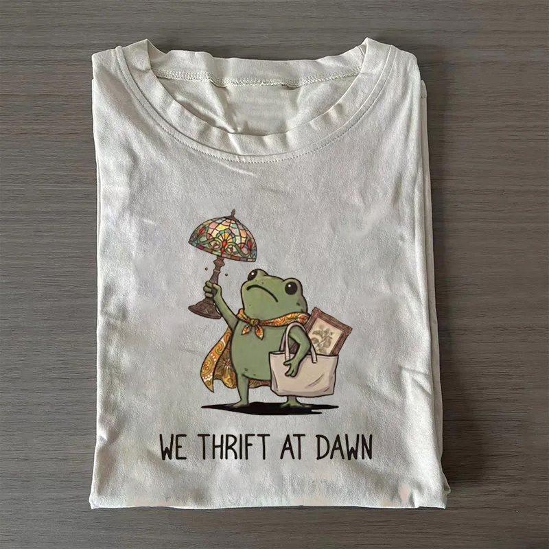 We Thrift At Dawn T-shirt-Teevibe