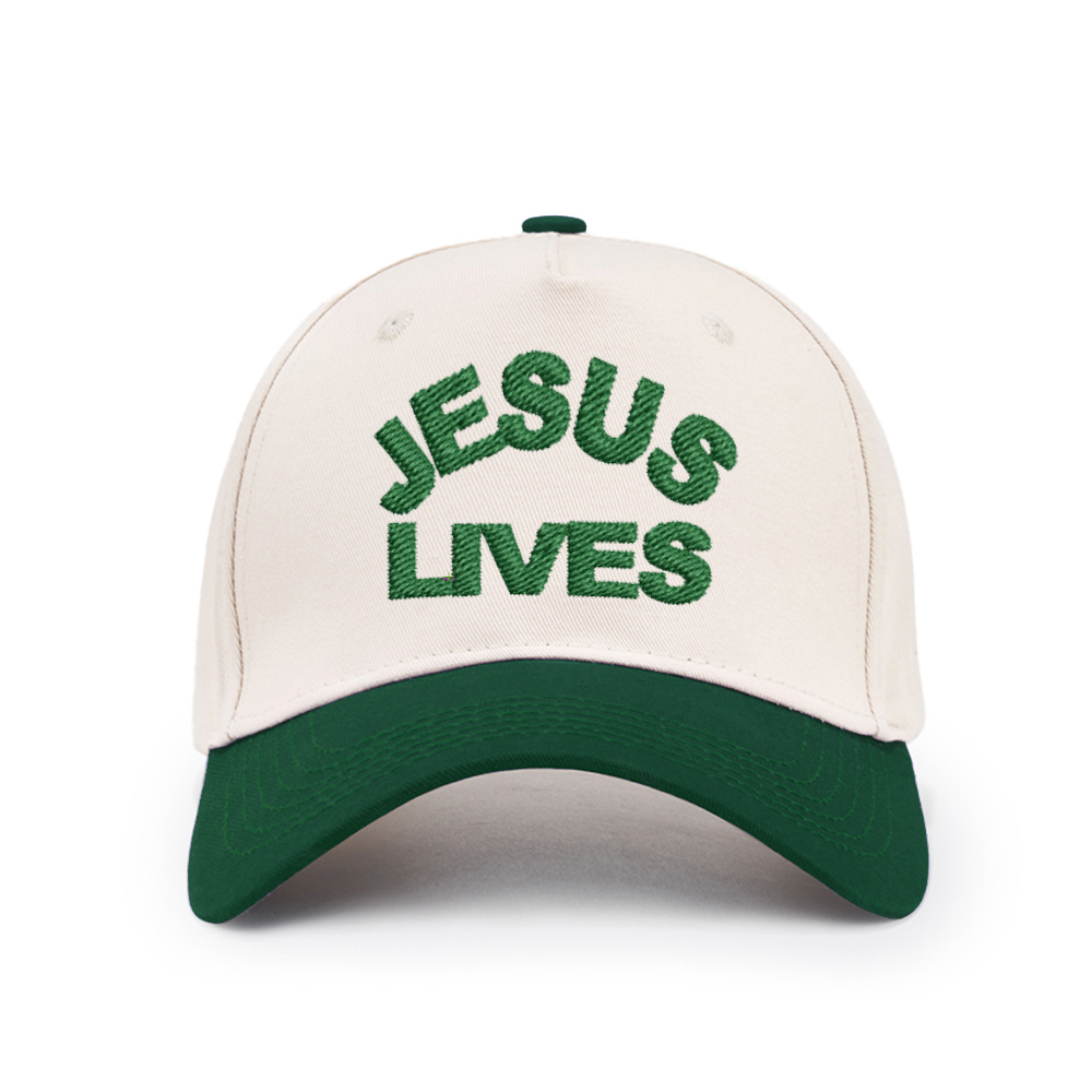Jesus Lives Christian Trucker Hat-Teevibe