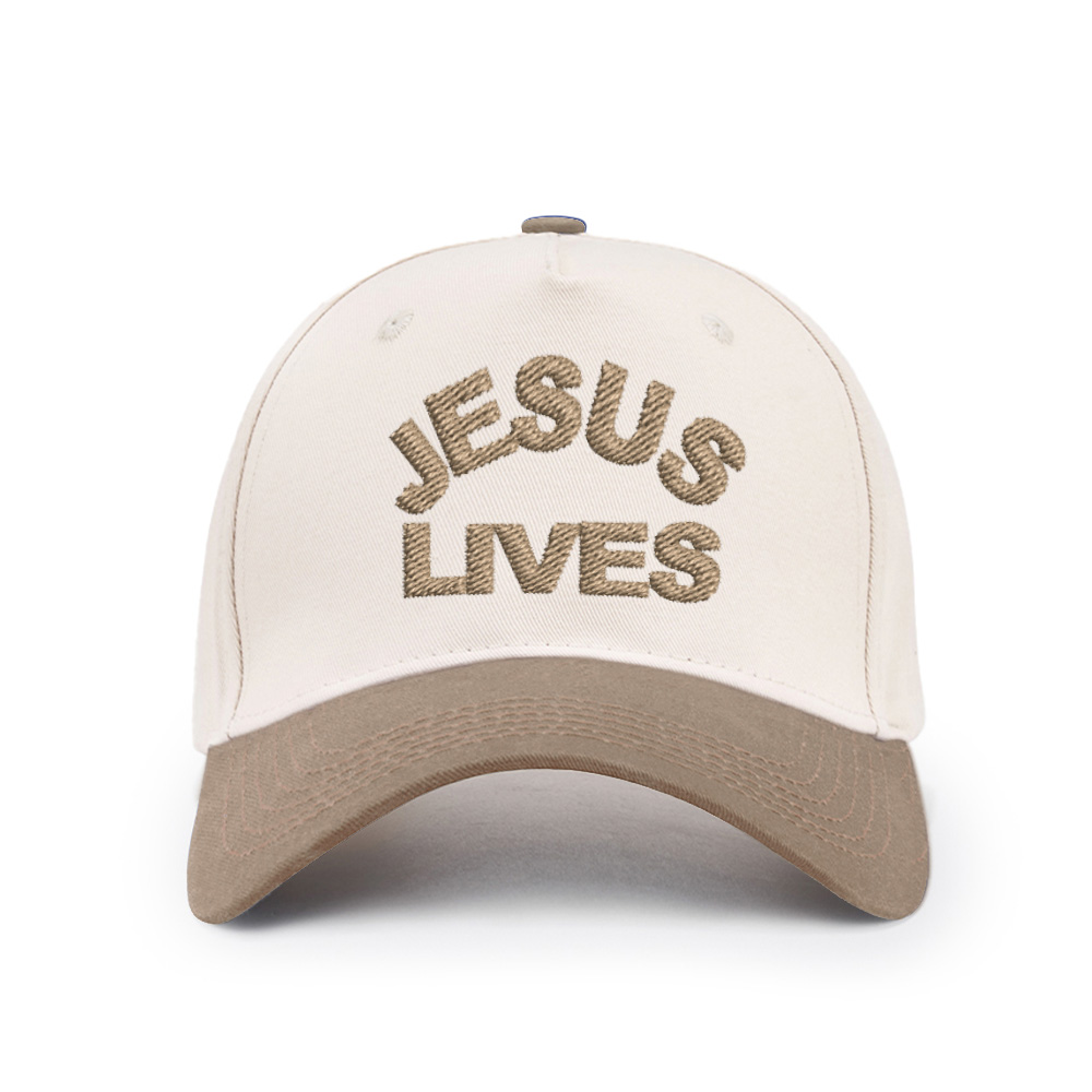 Jesus Lives Christian Trucker Hat-Teevibe