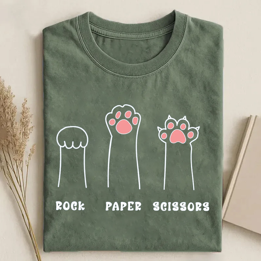 Funny Cat Paw T-shirt-Teevibe