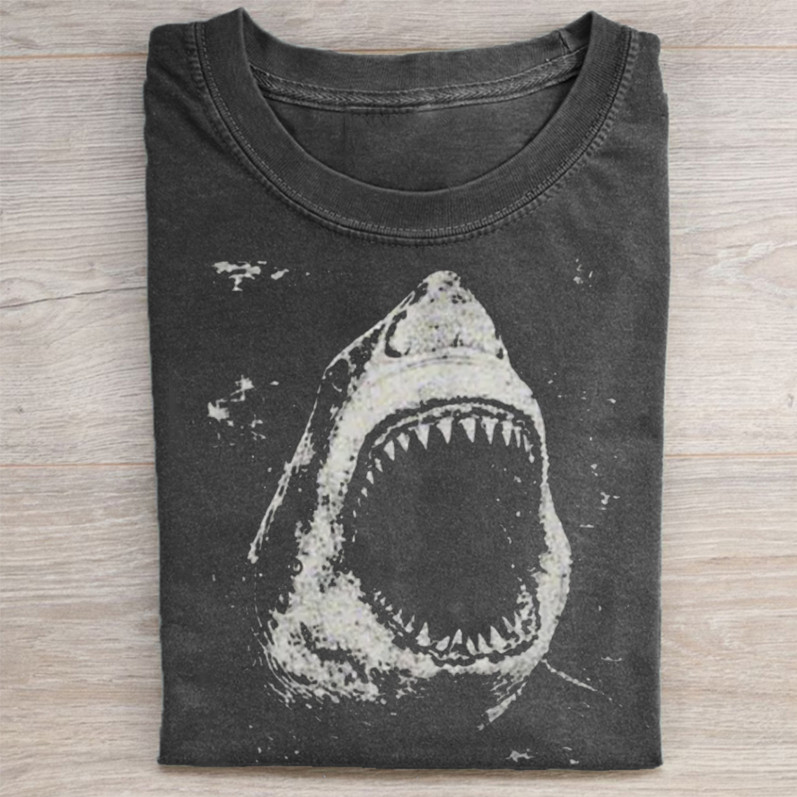 Vintage Shark T-shirt-Teevibe