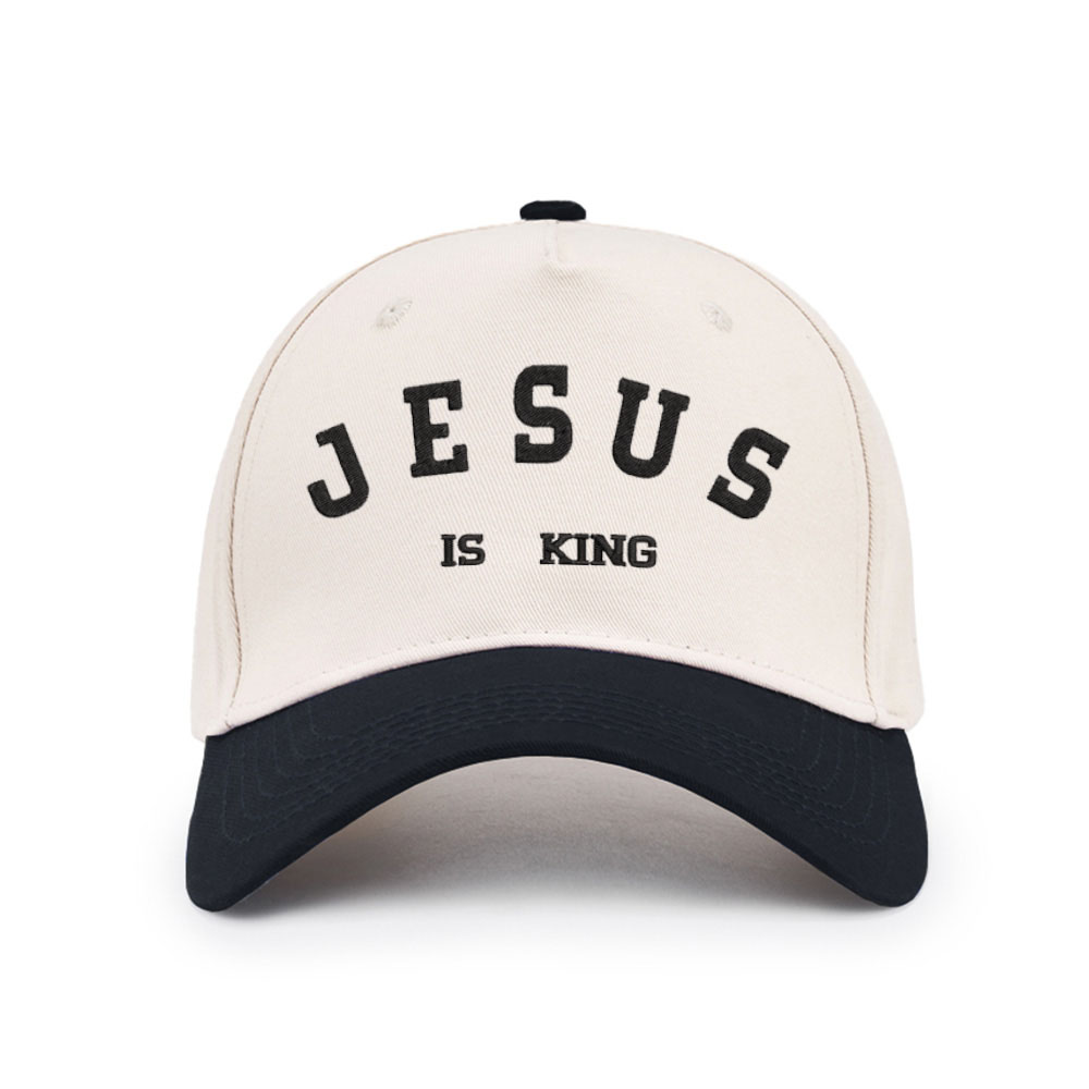 Jesus Is King Christian Trucker Hat-Teevibe