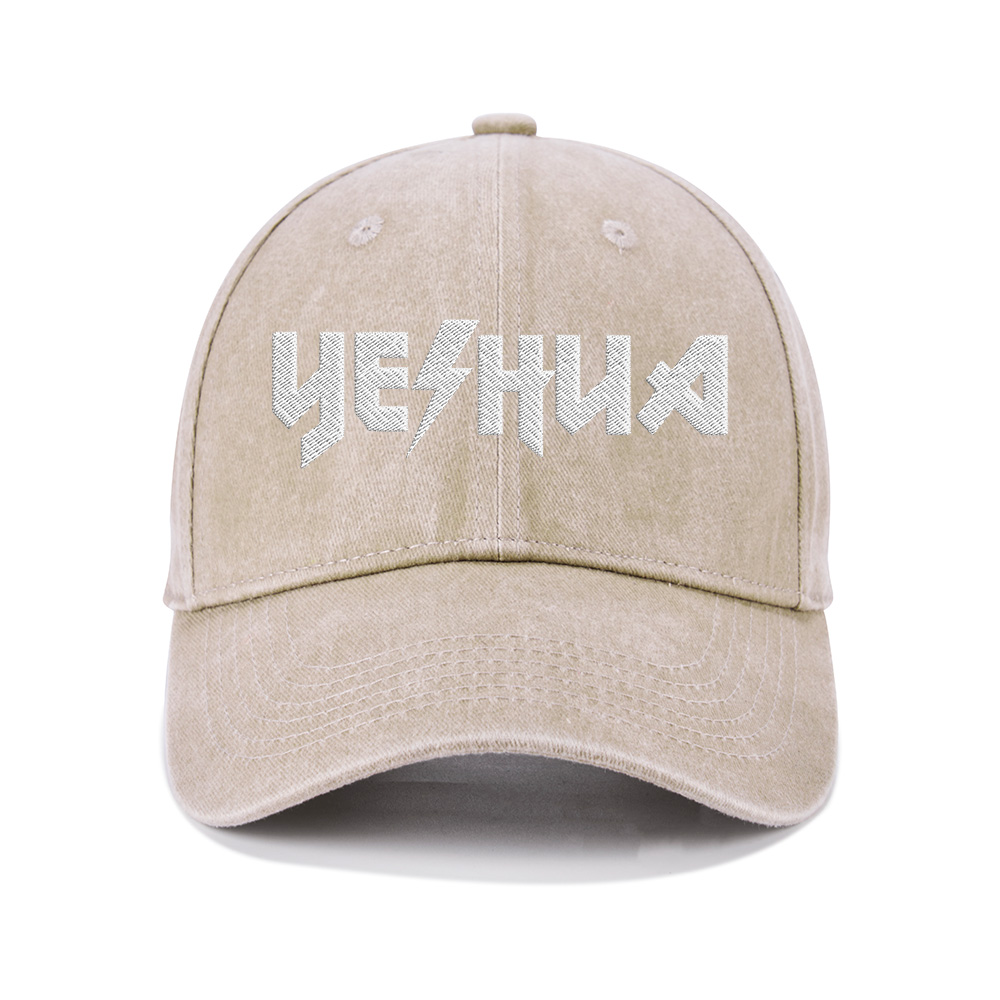 YESHUA Christian Washed Hat-Teevibe