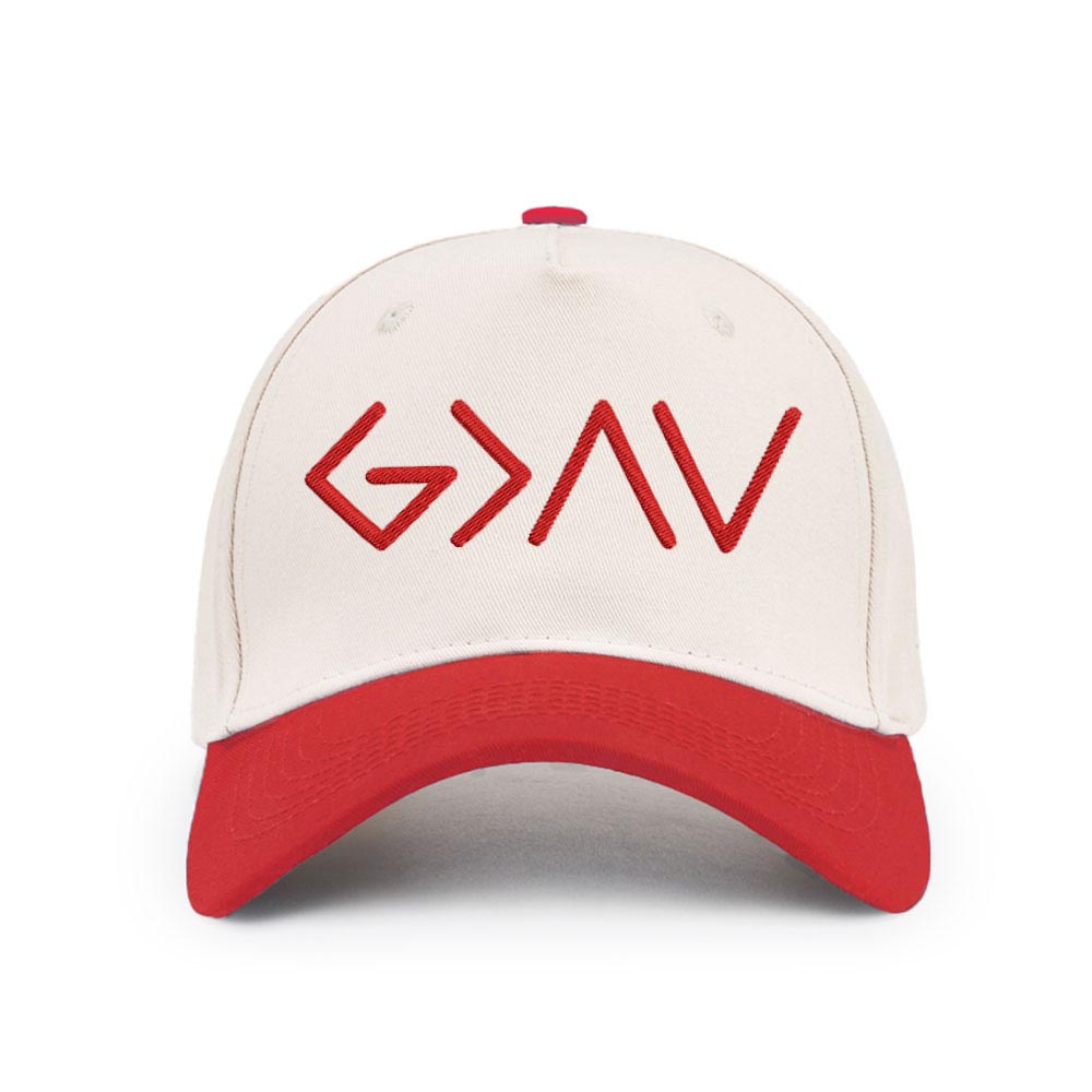 God Is Greater Christian Trucker Hat-Teevibe
