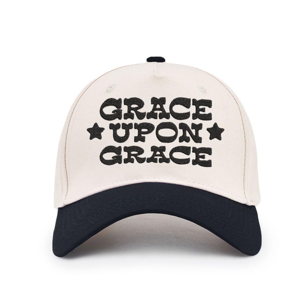 Grace Upon Grace Christian Trucker Hat-Teevibe