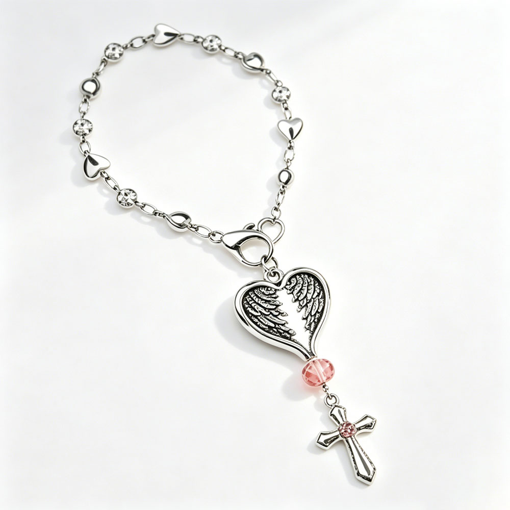 Holy Polished Angel Christian Keychain-Teevibe