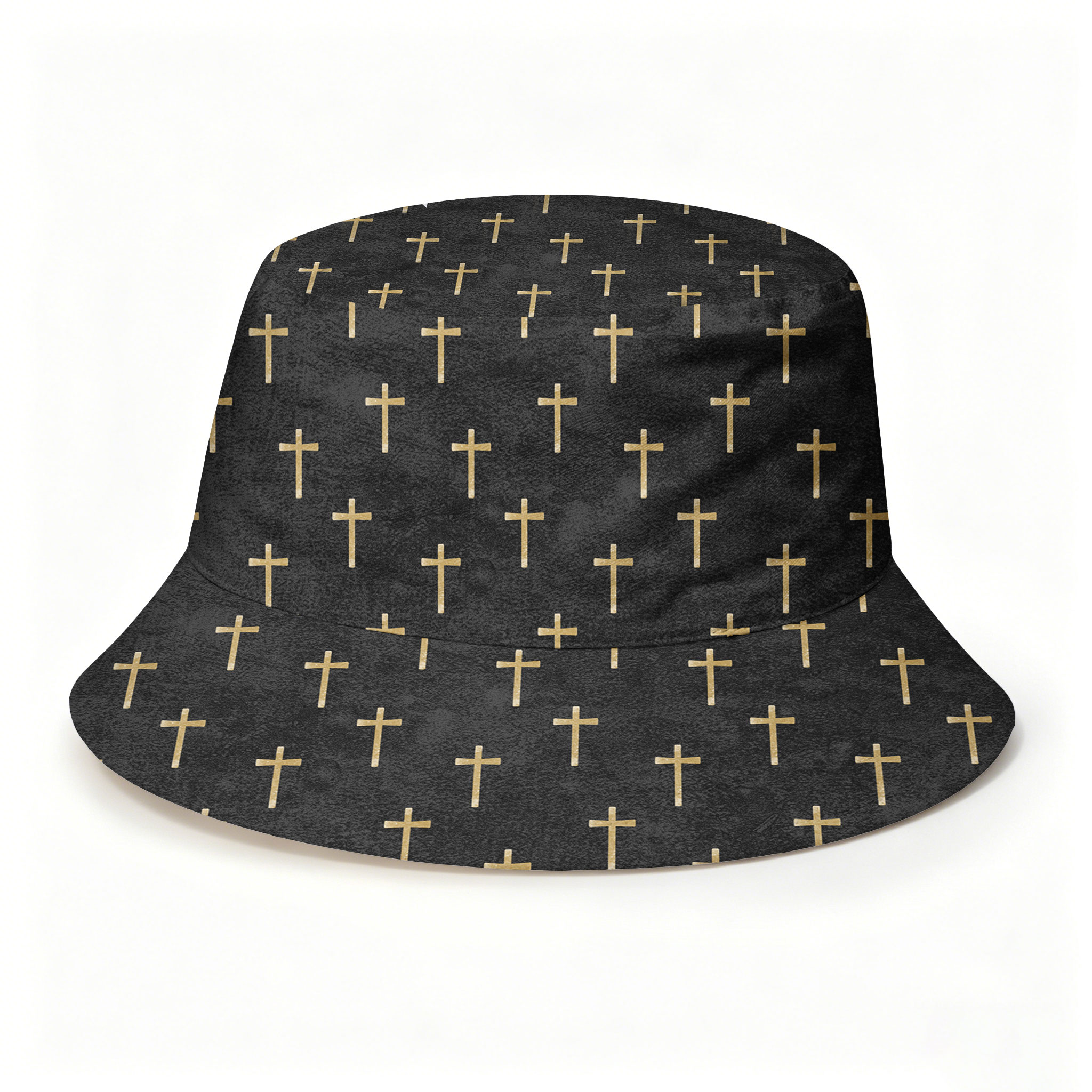Simple Cross Christian Leisure Bucket Hat-Teevibe
