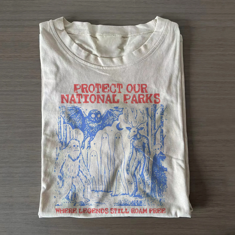 Cryptid National Parks T-shirt-Teevibe