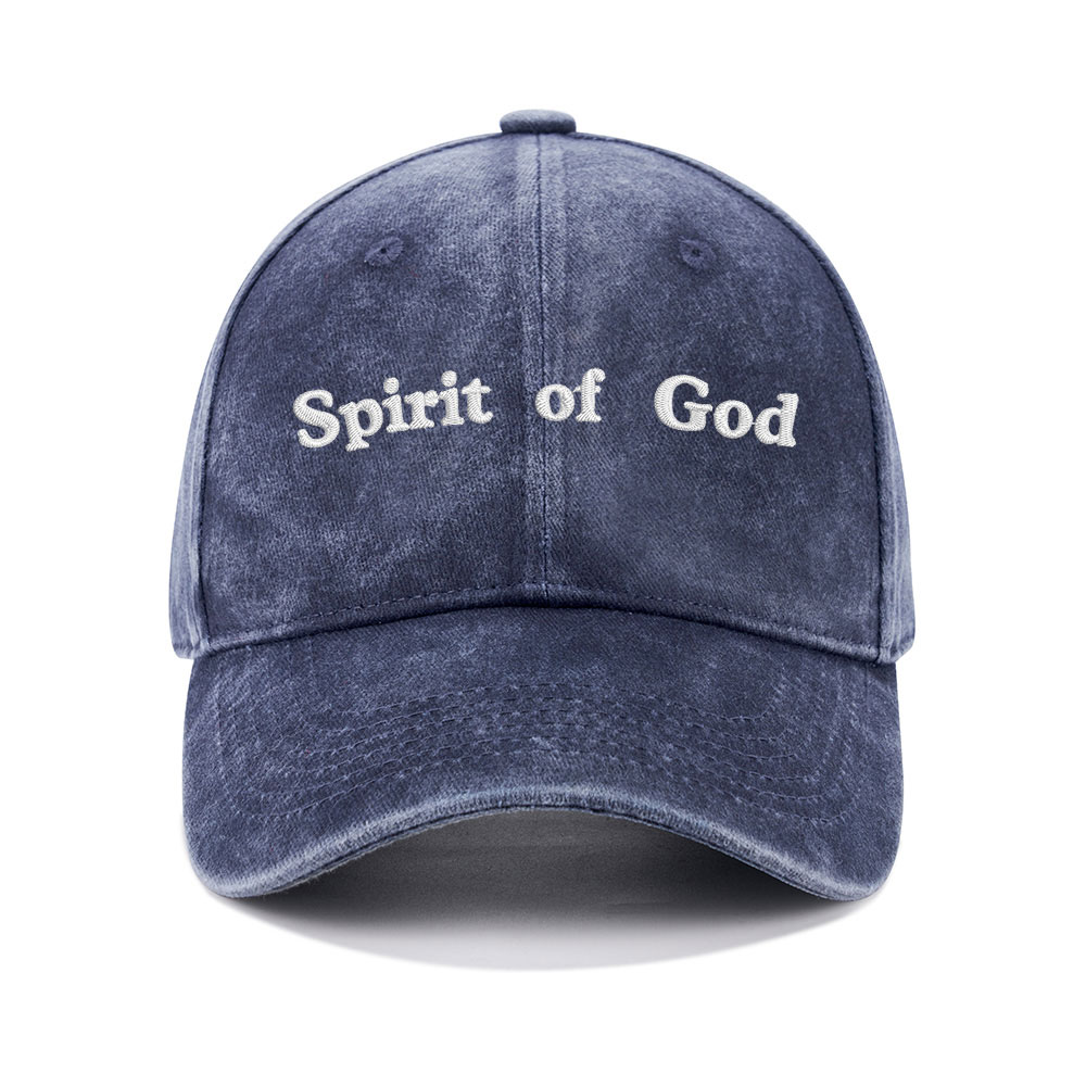Spirit of God Christian Washed Hat-Teevibe
