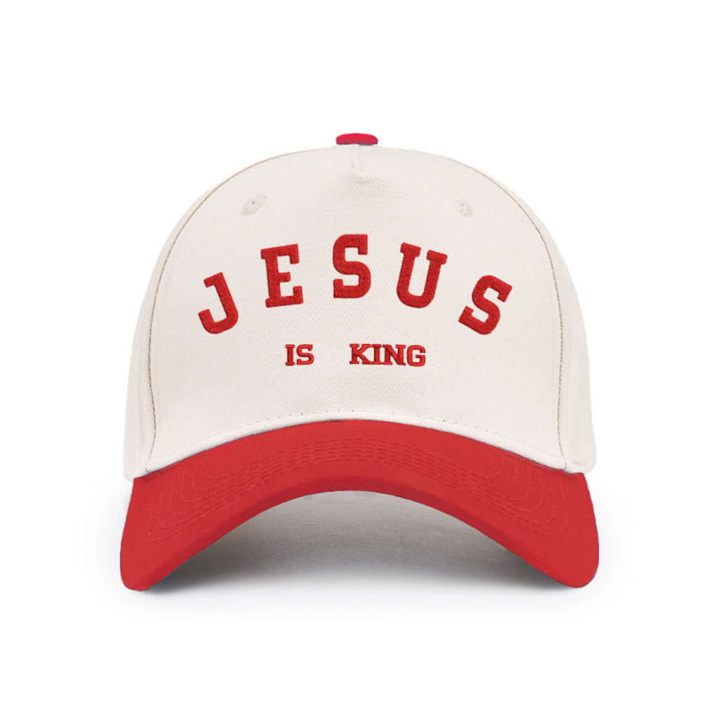 Jesus Is King Christian Trucker Hat-Teevibe