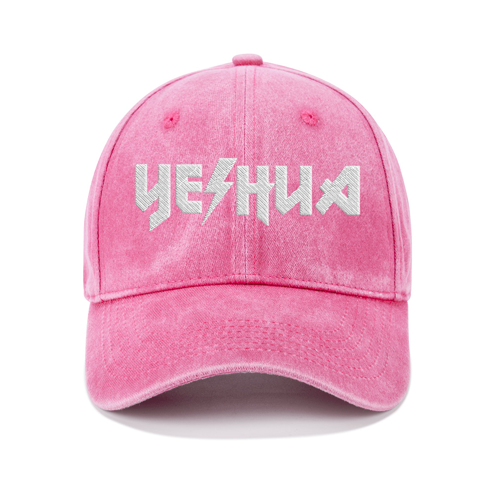 YESHUA Christian Washed Hat-Teevibe