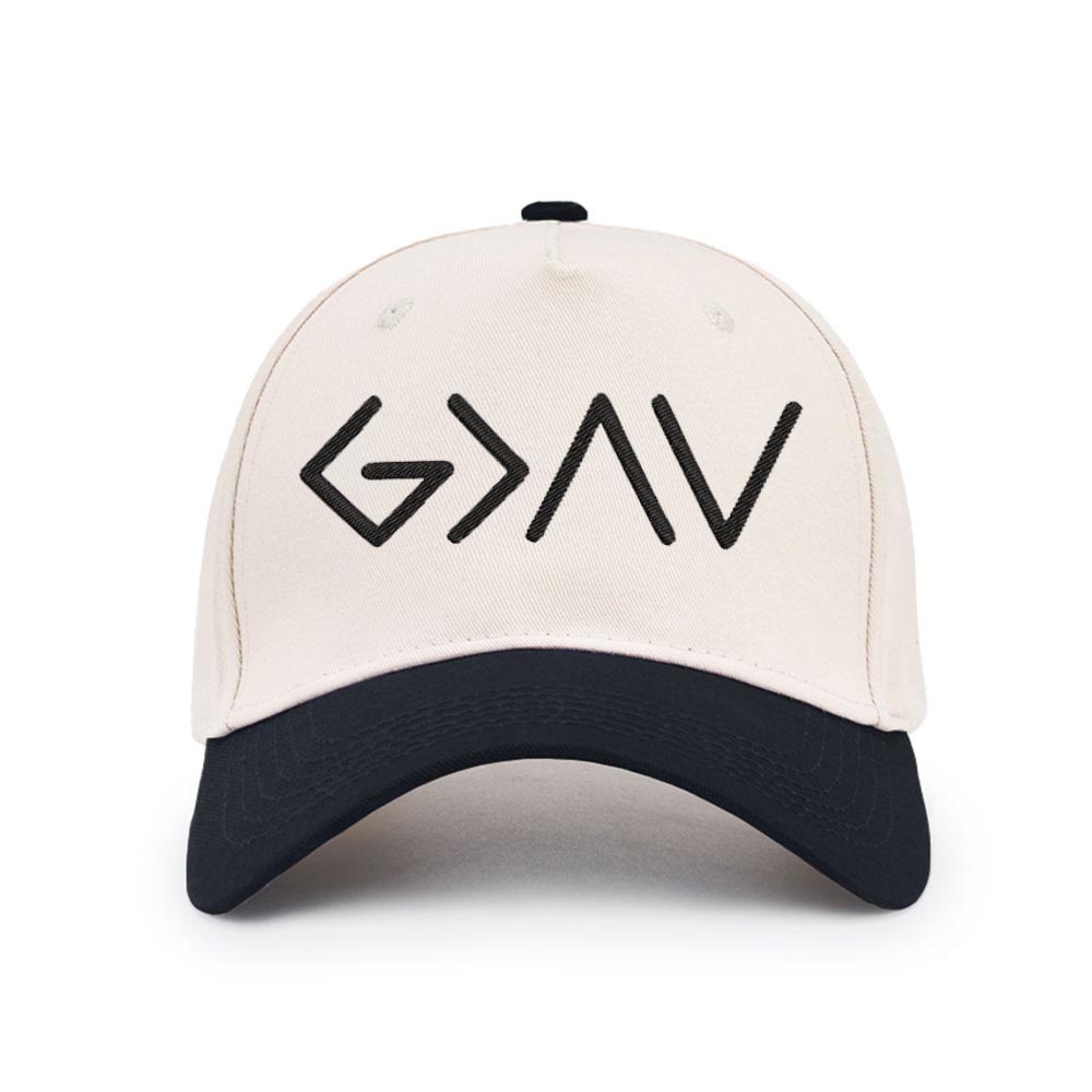 God Is Greater Christian Trucker Hat-Teevibe