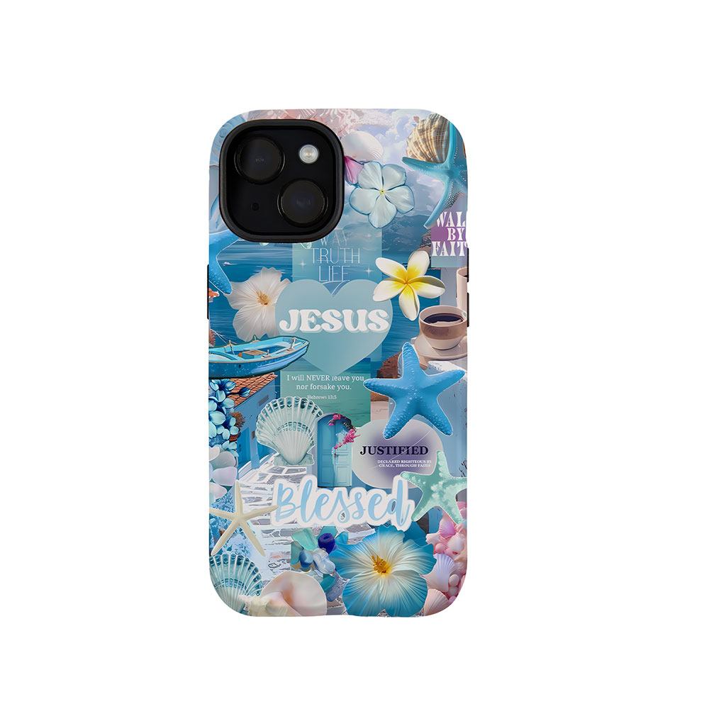 Ocean Bible Verse Christian Phone Case-Teevibe