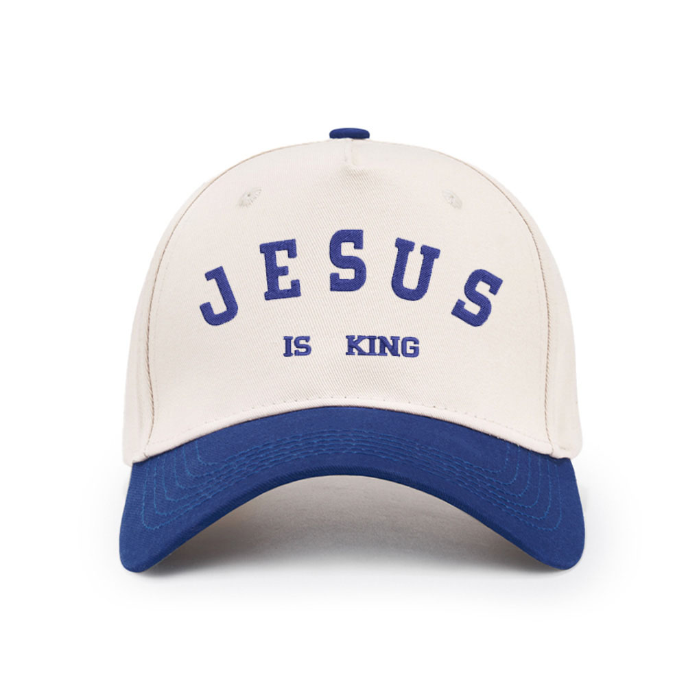 Jesus Is King Christian Trucker Hat-Teevibe