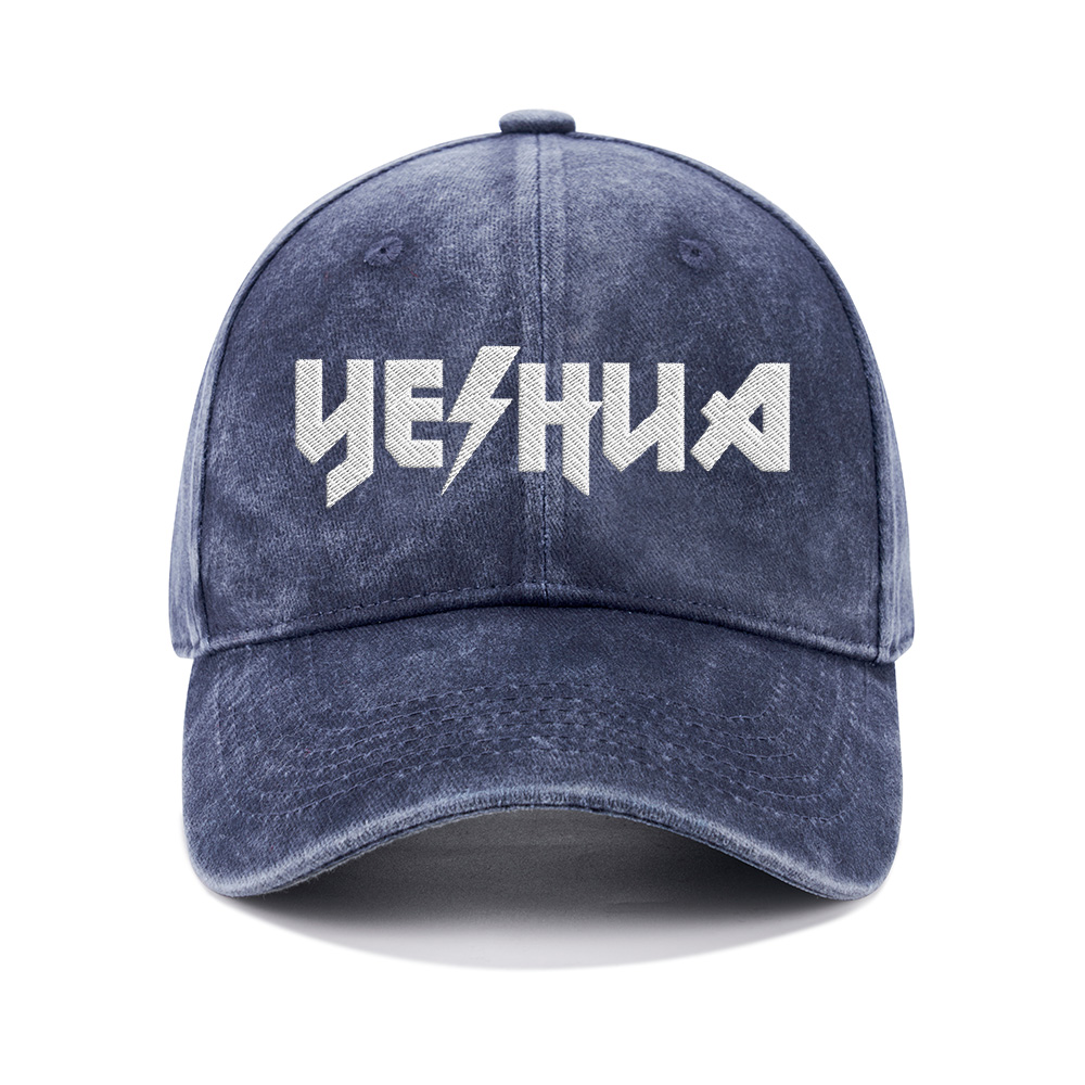 YESHUA Christian Washed Hat-Teevibe