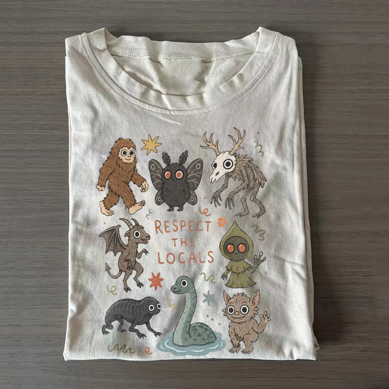 Respect The Locals Cryptid T-shirt-Teevibe